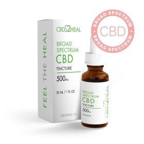 Broad Spectrum CBD Oil(CBD2HEAL) (Dosages: 500mg)