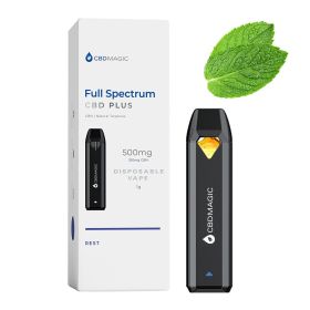 Full Spectrum CBD Vape for Rest 850mg (Type: Rest, Terpene Profile: Mint)