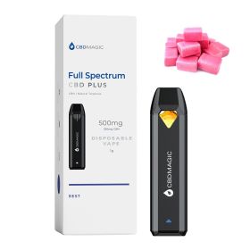 Full Spectrum CBD Vape for Rest 850mg (Type: Rest, Terpene Profile: Bubblegum)