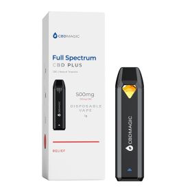 Full Spectrum CBD Vape for Relief 850mg (Type: Relief, Terpene Profile: OG)
